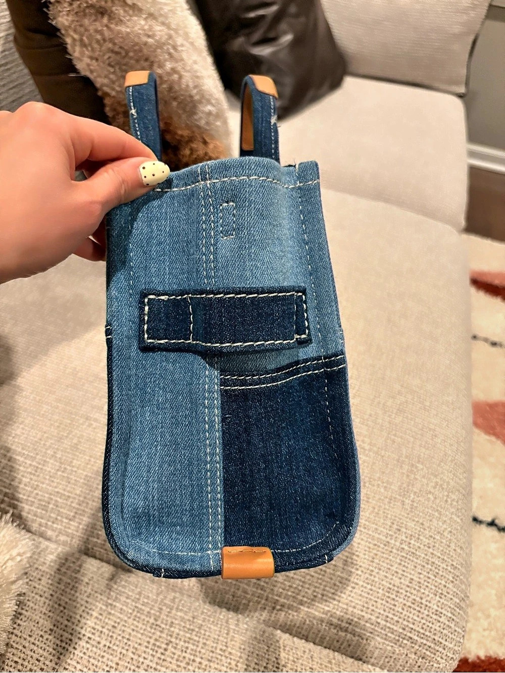 ✨Marc Jacobs (EUC) The Denim Small Tote Bag Patchwork✨ - Picture 7 of 10
